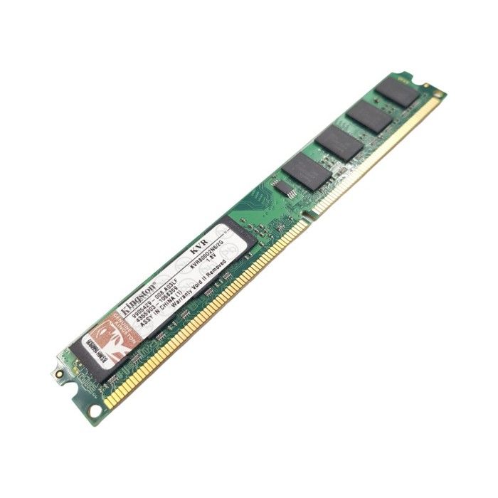 Barrette Mémoire 2Go RAM DDR2 Kingston KVR800D2N6/2G Low DIMM PC2-6400 - Kingston