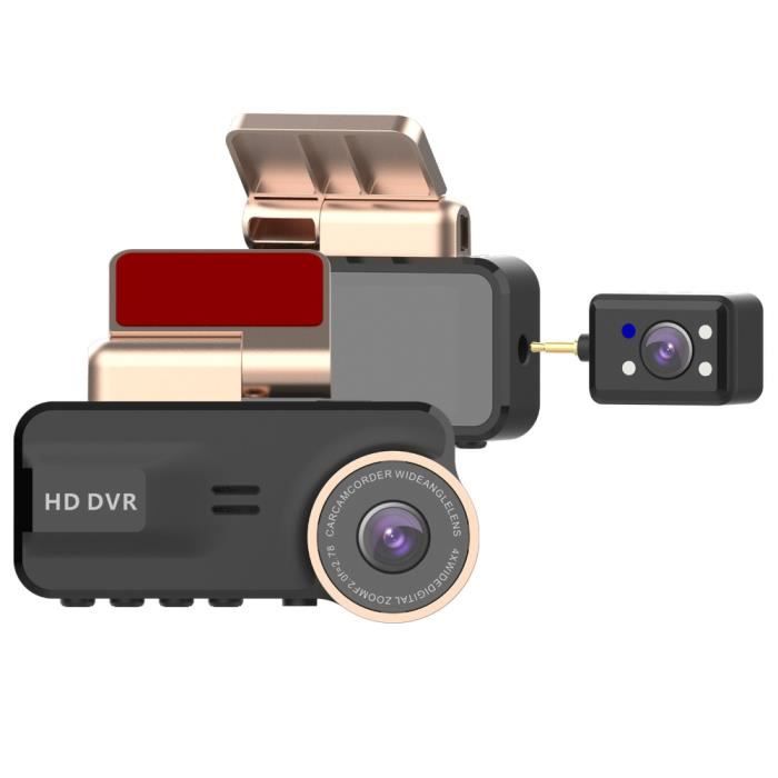 Camera Surveillance Dache Cam Full HD AUTOWOEL 1080P Dashcam Voiture Avant et Arriere avec WiFi Dash Caméra embarquée Double Objectif Avant et arrière avec écran IPS 3 Pouces Vision Nocturne 