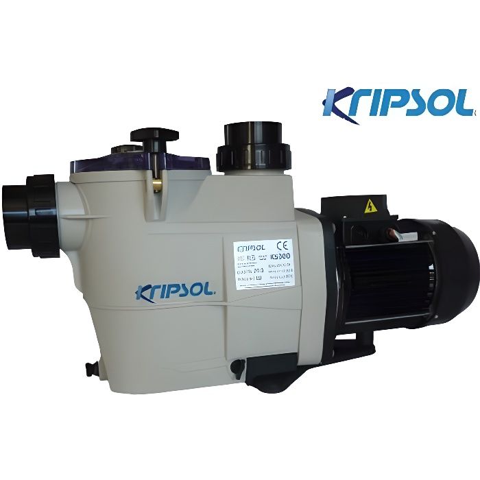 Pompe filtrante - KRIPSOL - KS - 11,5 m³/h - 0,75CV - Matériaux composites - Noryl - Inox AISI 316