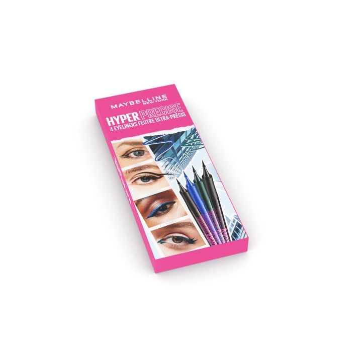 Pack Maquillage Maybelline Hyper Volume - Mascara + Eyeliner Noir - NEUF