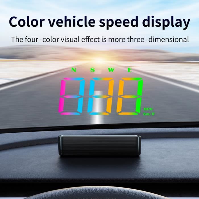Compteur De Vitesse Numérique HUD Pour Voiture - Affichage Tête Haute GPS 3.2 Pouces