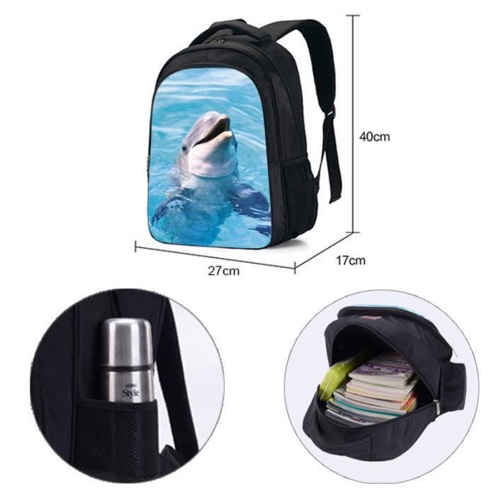 Sac à Dos Suricate Mignon 3D – Cartable Adorable Pour Enfants École Collège, Garçons Filles, Voyage Randonnée, Design Animaux Fun