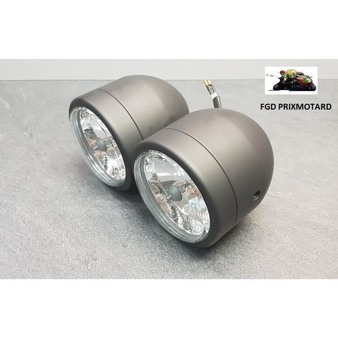 Phare Avant Compatible Triumph Speed Triple 1050 515NV (2011-2015) - Optique De Remplacement Direct, Livré Avec Veilleuses LED