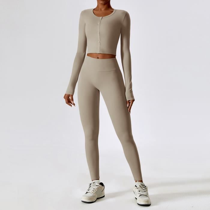 WAREBALL-Leggings de sport taille haute pour femme,ensemble de yoga,fitness,soutien-gorge
