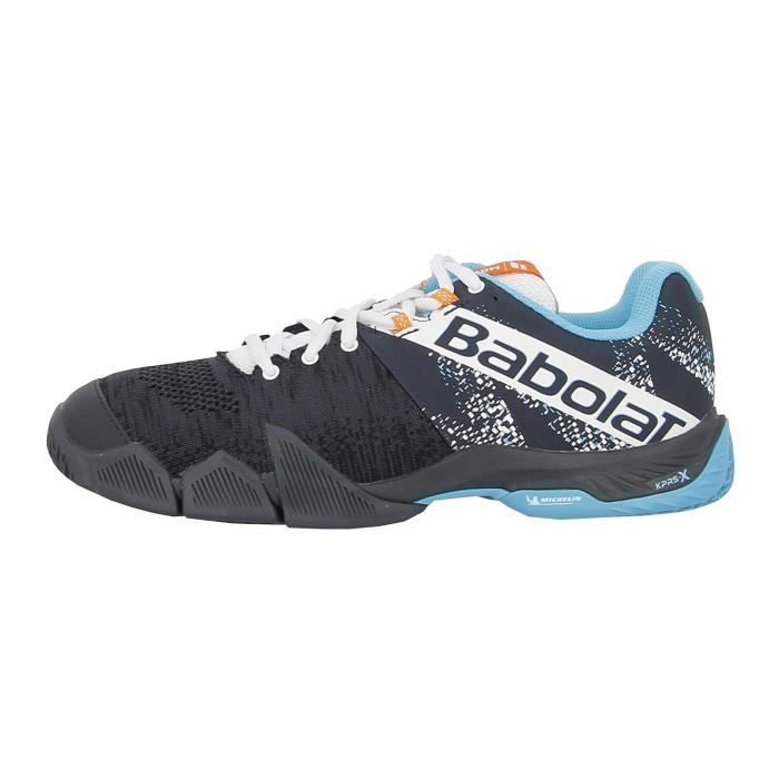 Chaussures tennis - Babolat - Movea men - Semelle Michelin performance - Blanc Chaussures tennis - Babolat - Movea men - Semelle Michelin performance - Blanc