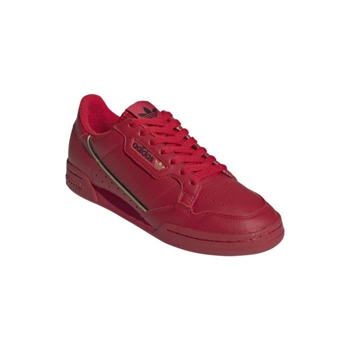 Adidas continental on sale 80 rouge homme