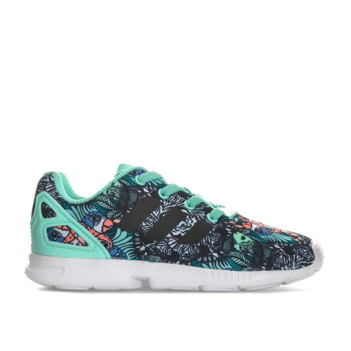 Adidas Originals Baskets ZX Flux Menthe Fille Menthe - Achat 