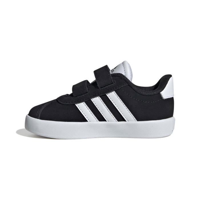 Chaussures Enfant Basket Adidas Garcon Taille 22 Baskets Adidas Sport Vl  Court Cf I Enfant Noir Scratch