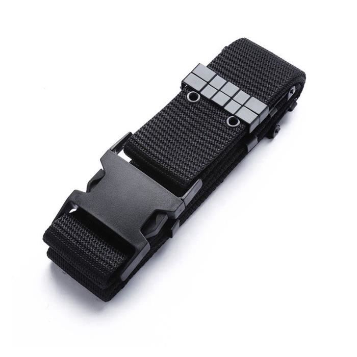 Ceinture Tactique Militaire M.O.L.L.E. - Nylon Coyote, 3.7 Cm De Large, Réglable