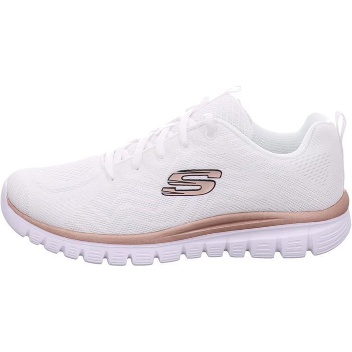 Skechers Baskets SKECHERS 12615-WTRG pour femme - Blanc