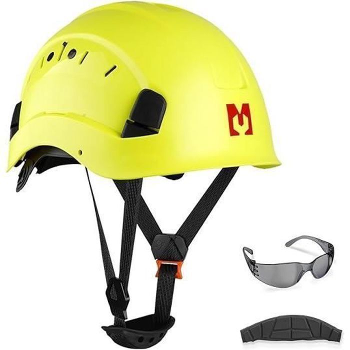 Casque De Sécurité EN397 Avec Bandeau Éponge - Taille Réglable Pour BTP Sylviculture