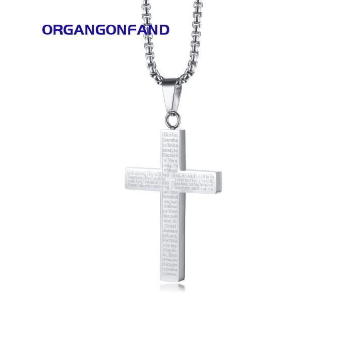 CC3146F - Collier Chaîne Gourmette Grains De Café Acier Argenté - Oh My Shop