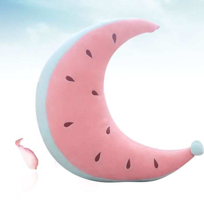 Oreiller D Allaitement En Forme De Croissant De Lune Pour Enfants En Bas Age Avec Motif De Melon D Eau Pour Tout Petit Lit Bebe Cdiscount Puericulture Eveil Bebe