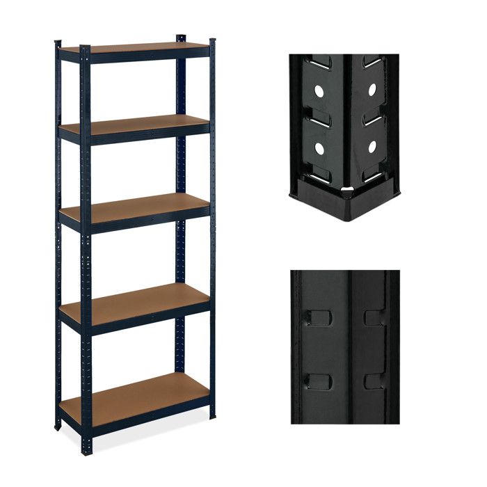 Shelfplaza Metalen Stellingkast Pro 180x60x30 Cm In Grijs Met 5 Planken
