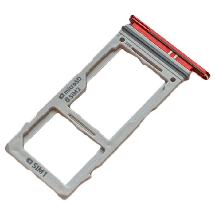 Tiroir Carte SIM et Support SD pour Samsung Galaxy S10+ G975F G975F DS Piece de Remplacement Original