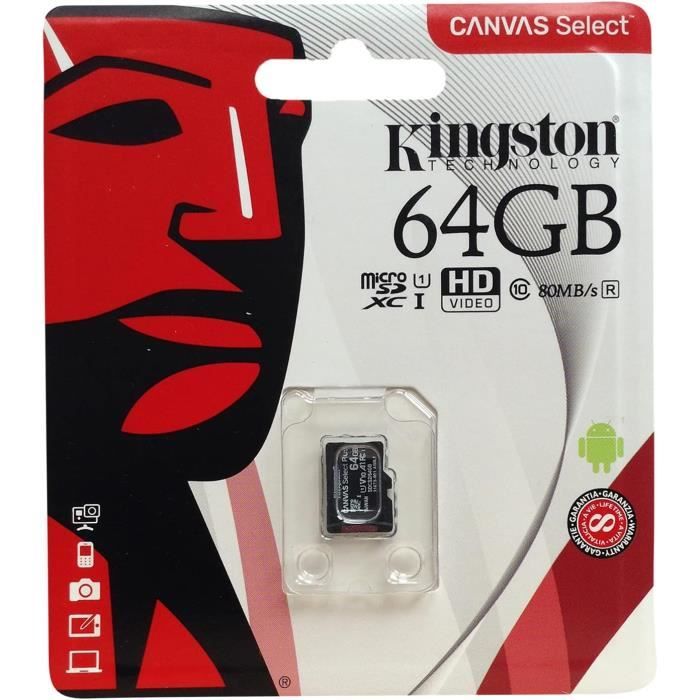 Carte Mémoire Mini SD 64 Go Haute Vitesse - Neuf Scellé Sous Blister, Envoi Gratuit, Marque InTheWorld
