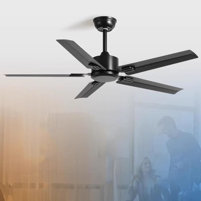 Ventilateur de plafond E27 avec lumière et