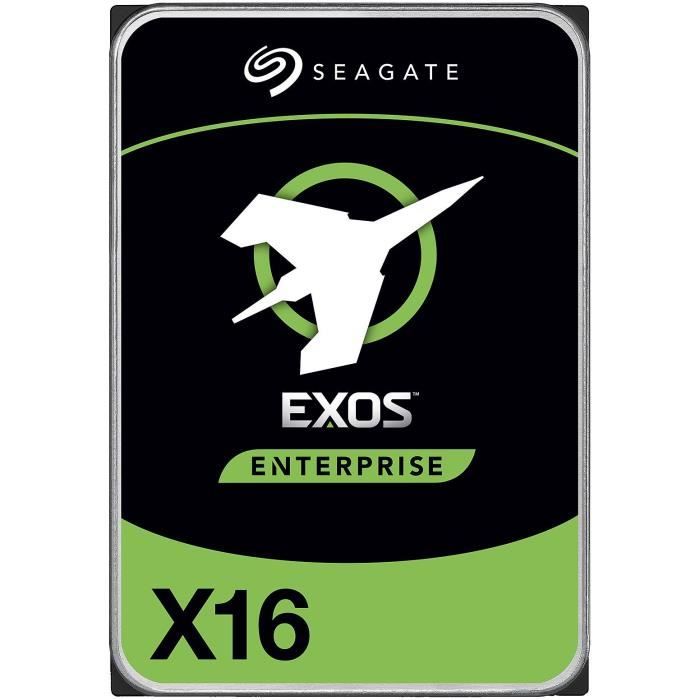 SEAGATE - Disque dur Interne HDD - Exos X16 - 14To - 7200 tr/min - 3.5\