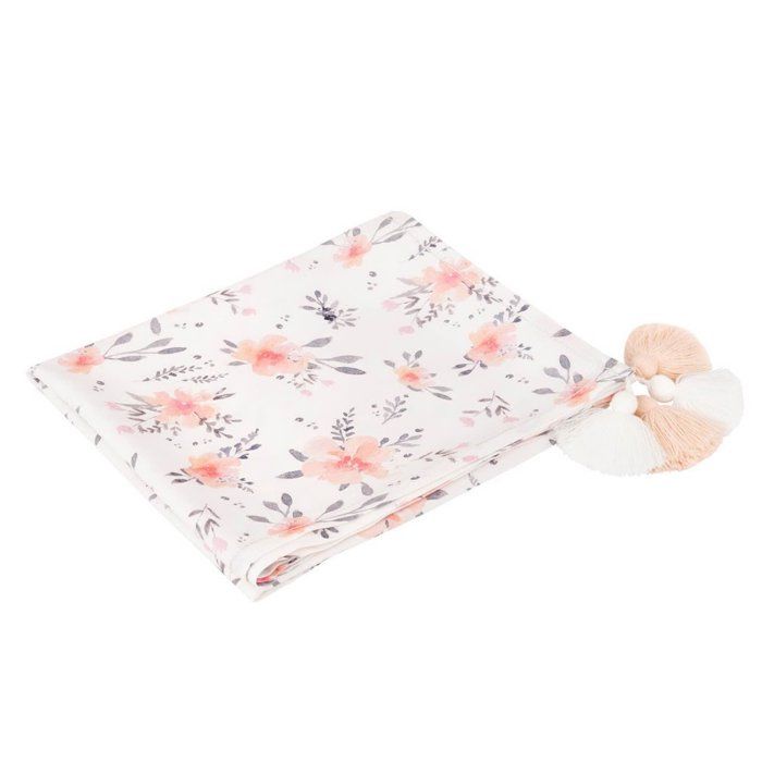 Lionelo Bamboo Swaddle Lange Bébé 120x120 Cm - Couverture Mousseline Bambou 100% Naturel Beige