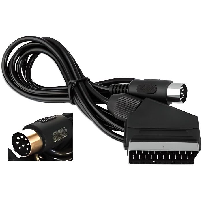 Cavo RGB Peritel Per Sega Mega Drive 2 - Lunghezza 1.8m, Nuovo