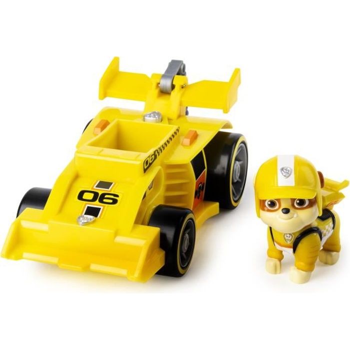 Paw Patrol PAT PATROUILLE Ready Race Rescue Ruben rubble véhicule et figurine