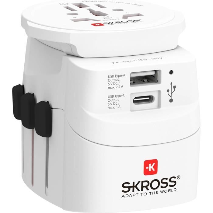 Adaptateur de Voyage Universel Avec 4 Ports USB par L'Air Canada 4