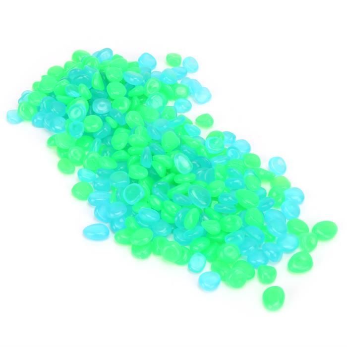 BESTonZON 100 Pièces Pierres Lumineuses Aquarium Galets Décoratifs Glow