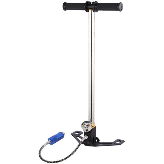 Gonfleur à main – Pompe à main rapide – Pompe à air – noir