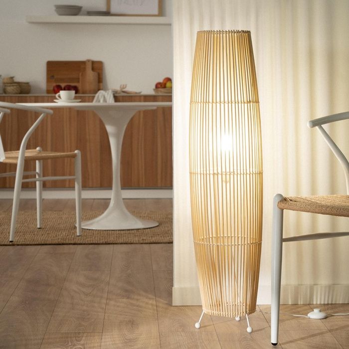 Lampadaire Bambou Komu Naturel