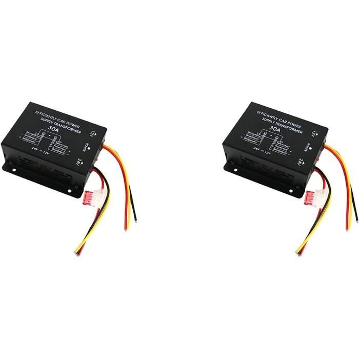 Convertisseur Allume-cigare 14A 24V/12V Pour Voiture - Parfait Pour Recharger En Voyage