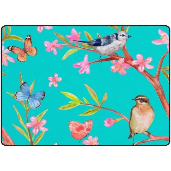 Grand Tapis De Jeu Pour Chambre D'Enfant, Motif Cerf, Chat, Ours, Tapis
