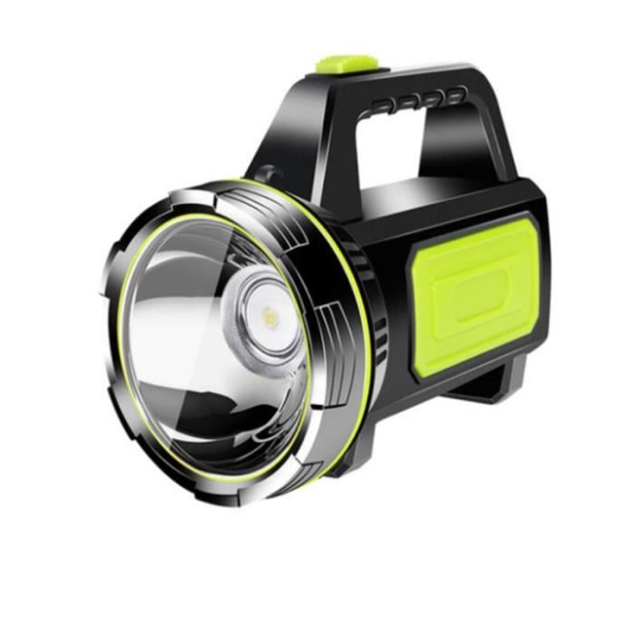 Lampe Torche LED Pocketman 100W – Rechargeable, Portable, Longue Portée (200-500m), étanche