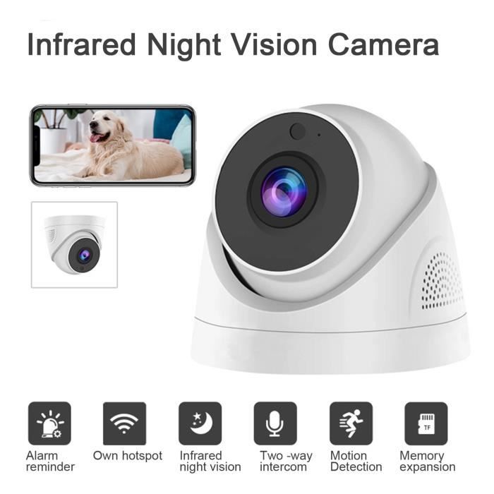Caméra de surveillance de sécurité domestique interphone vocal HD intérieur et extérieur intelligent caméra wifi sans fil 1
