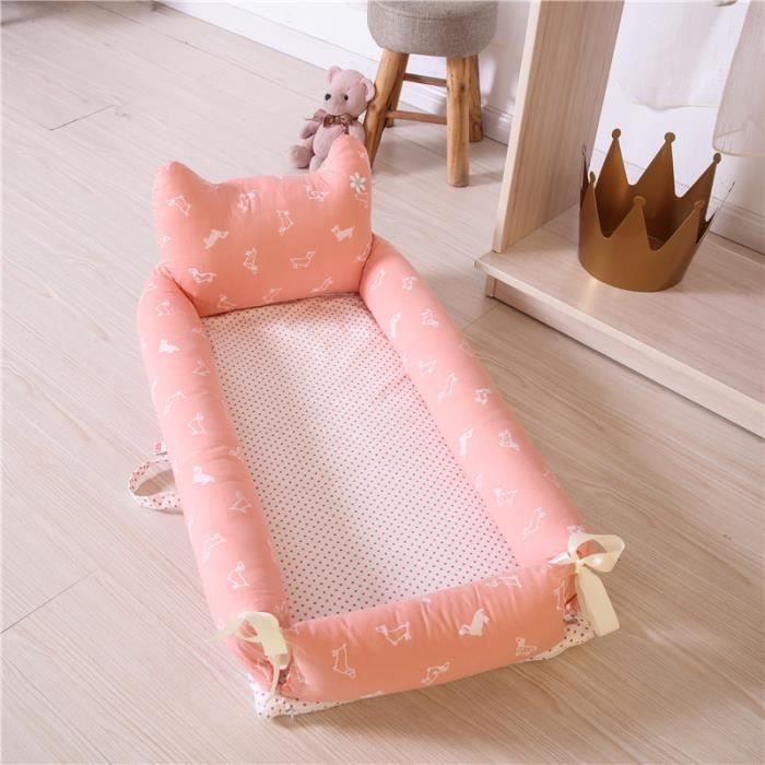 Nid Bébé Nouveau-Né Pod Cocoon 90x50cm - Coton Respirant, Portable | Réducteur Lit, Lit Voyage