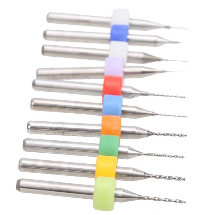 Sourcing Map 5.35mm Solide Carbure Forets Droit Tige Pour