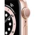 Apple Watch Series 6 GPS, 40mm Boîtier en Aluminium Or avec Bracelet Sport Rose des Sables-1
