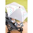 BADABULLE Ombrelle bébé universelle, anti-UV 50+, position adaptable, grise-1