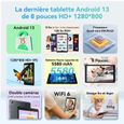 Tablette Tactile Blackview Tab 50 WiFi 8 pouces HD 8Go+128Go-SD 1To Android 13 - Bleu-1