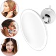 Miroir cosmétique LED MEDISANA CM 850 - Blanc - Grossissement x5 - Fixation télescopique - Amovible et pivotant-1