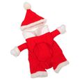 animal domestique Costume Père Noël JumpSuit Pet Hiver Vêtements Chien Pull pour chihuahua Yorkshire caniche chaude pour homme M768-1