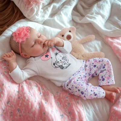 JIZHI Bébé Reborn 17 Pouces, Vinyle Poupée Reborn Fille Nouveau | Baby Doll Corps en Tissu Doux et Membres Articulés, Jouet Idéal pour Cadeau avec Accessoires pour Enfants dès 3+ Ans JIZHI Bébé Reborn 17 Pouces, Vinyle Poupée Reborn Fille Nouveau | Baby Doll Corps en Tissu Doux et Membres Articulés, Jouet Idéal pour Cadeau avec Accessoires pour Enfants dès 3+ Ans