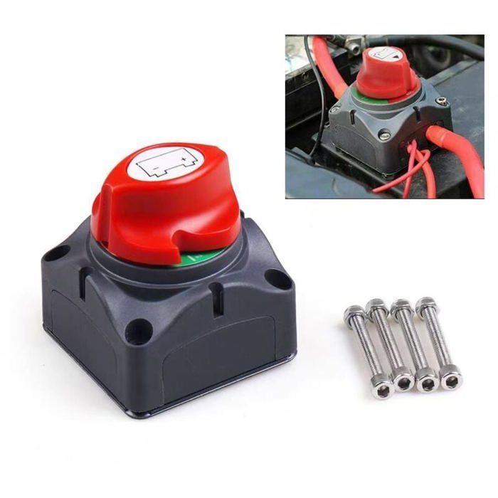 Interrupteur D’isolateur De Batterie 1250A – Montage Encastré Pour Bateau, Yacht Et Véhicule – Coupe-circuit Sécurisé