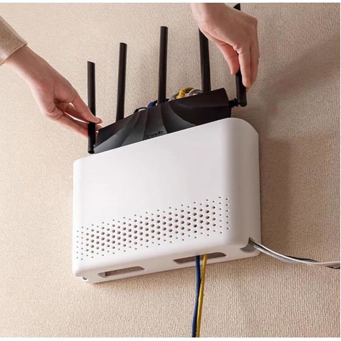 Rangement Box Internet Boîte de Rangement pour Routeur WiFi Étagère de ...