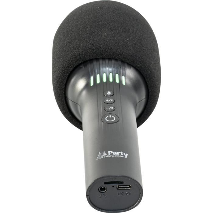 Microphone Karaoké KAMIC-STAR - avec Haut-parleur Bluetooth et changeur de  voix - Lecteur de micro-carte SD, 4 effets sonores