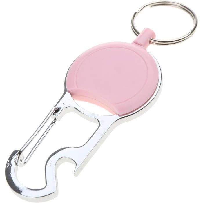 Porte-clés rétractable Bobine de porte-badge robuste avec clip