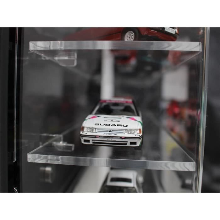 Vitrine murale modèle acrylique pour voitures miniatures 1:43 avec 8  étagères