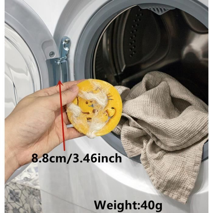 Machine à Laver Boule,12 Pièces Retire Poils Animaux,Anti-Peluches pour  lessive,Réutilisable Washing Ball pour Chien Chats Poils - Cdiscount  Electroménager