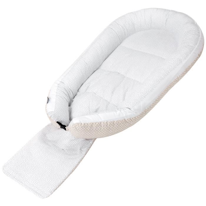 Réducteur De Lit Bébé Bellochi Cocon 100% Coton 0-12 Mois - Nid De Bébé Polaris 90x60 Cm
