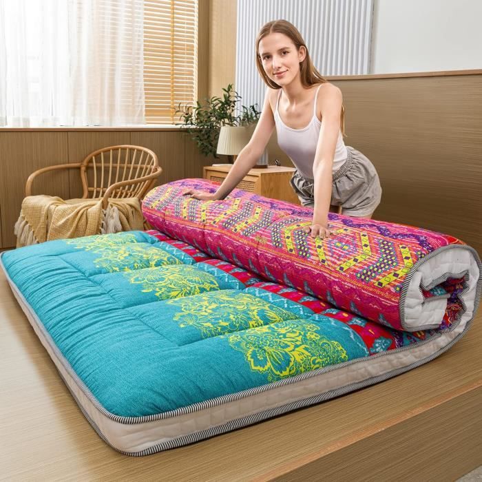 Matelas De Sol Pour Lit Simple, Matelas Futon Doux Et Respirant, Tatami Japonais, Portable, Enroulable, épais, Pliable, Pour Lit De Dortoir D'étudiant (gris, 90 X 200 Cm