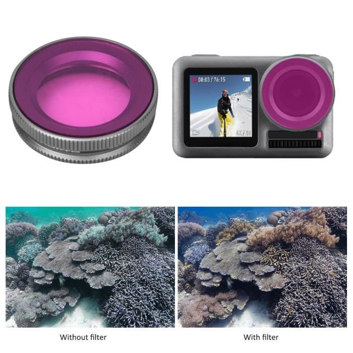 Kit De Filtre Pour Objectif De Caméra, 58mm UV CPL FLD Kit De Filtre Pour Objectif De Verre Couleur Optique Avec Accessoire De - Appareil Photo